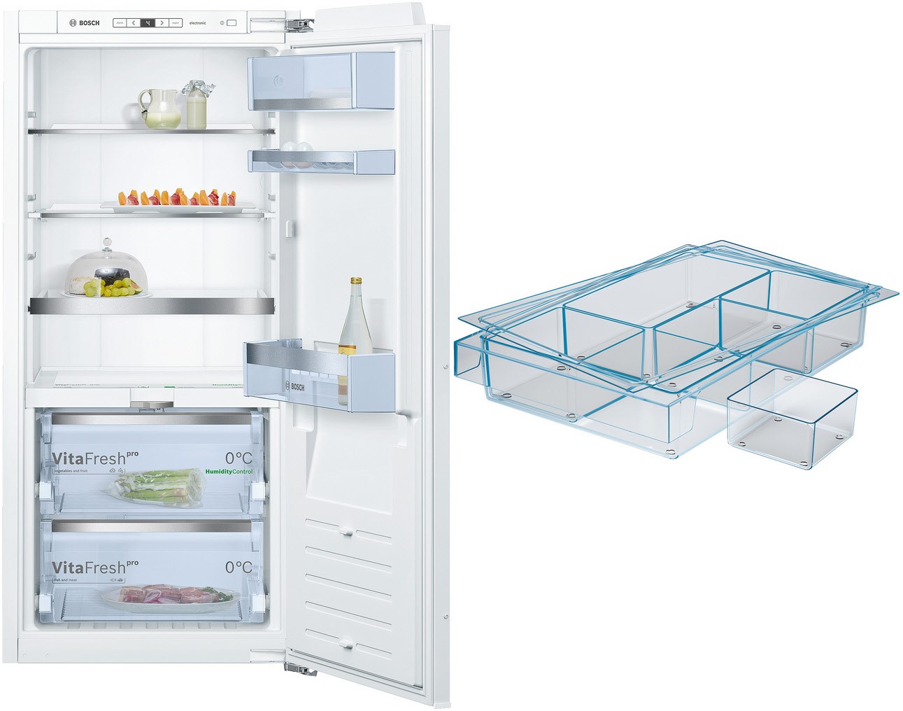 Bosch Set Einbau-Kühlschrank + Aufbewahrungsbox Serie 8 MKKF41ADD0 von Bosch