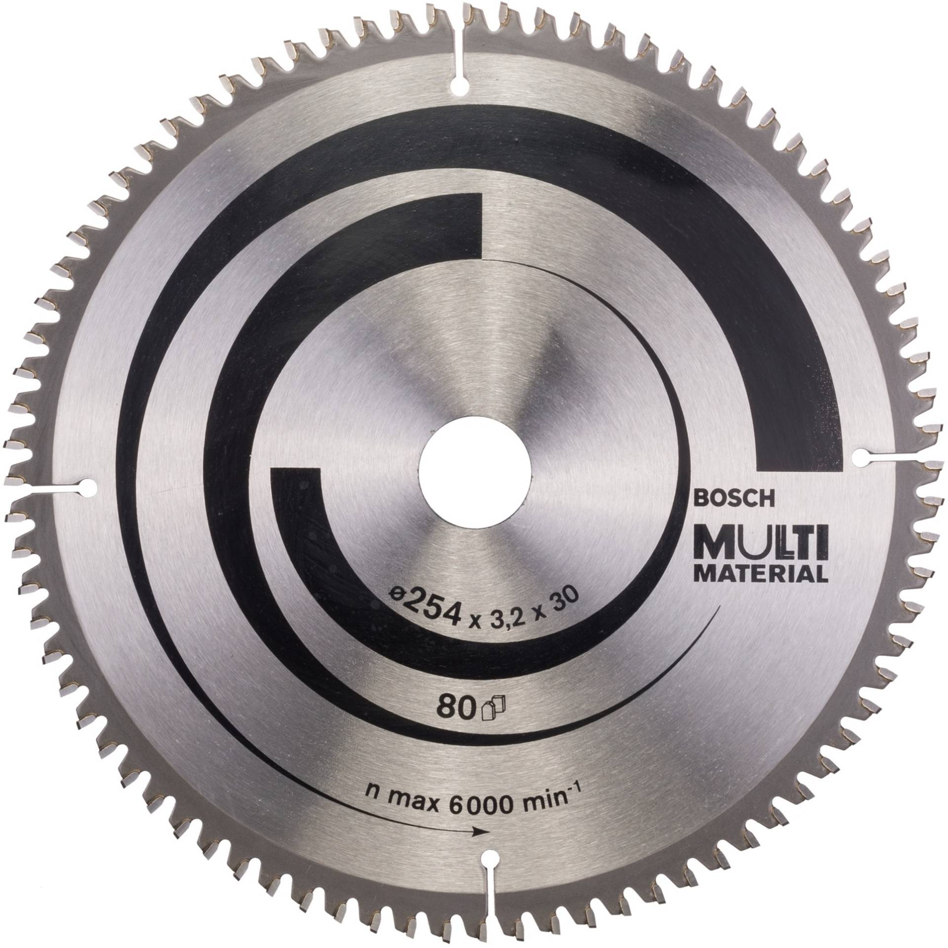 Kreissägeblatt Multi Material, Ø 254mm, 80Z Kreissägeblatt Multi Material, Ø 254mm, 80Z von Bosch