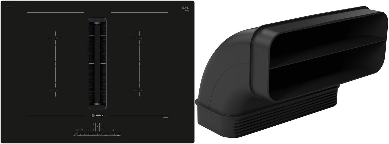 PVQ711GA7 Autark-Induktionsfeld mit Dunstabzug bestehend aus  PVQ711F15E + HEZ9VDSB2 rahmenlos / B von Bosch