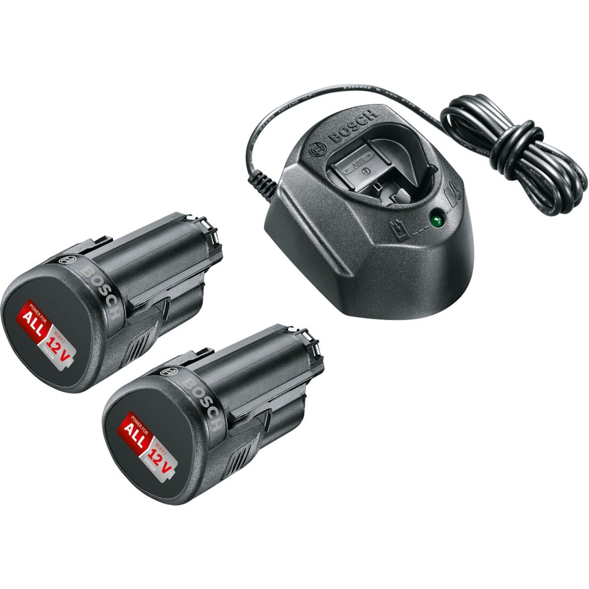 Starter-Set 12V (2x 1,5Ah + GAL 1210 CV), Ladegerät von Bosch