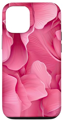 Hülle für iPhone 12/12 Pro Rosa Rosen Blütenblätter Blumenmuster von BotanicCharm