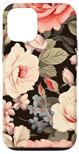 Hülle für iPhone 15 Hübsche gemischte rosa Vintage-Gartenblumen von BotanicCharm