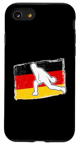 Bowler Deutschland Flagge Bowling Hülle für iPhone SE (2020) / 7 / 8 von Bowling Bowlen Pins Kegeln