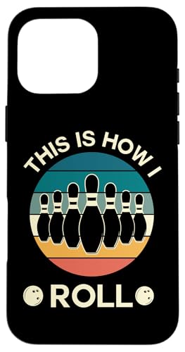 Hülle für iPhone 16 Pro Max Lustiges Bowling-Design für Männer und Frauen, Bowling-Liebhaber, Bowler von Bowling Gift Bowler Shirts Men Women Kids