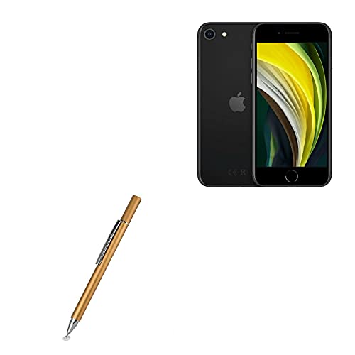 BoxWave Stylus Pen für Apple iPhone SE (2020) (Stylus Pen FineTouch Kapazitiver Stylus, Super Präziser Stylus Pen für Apple iPhone SE (2020) - Champagner Gold von BoxWave