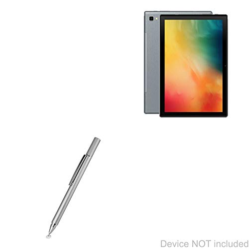 BoxWave Eingabestift für Blackview Tab 8 (Stylus Pen von BoxWave) - FineTouch kapazitiver Stylus, super präziser Eingabestift für Blackview Tab 8 - Metallic Silber von BoxWave