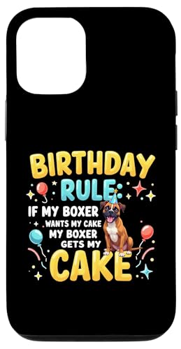 Lustiges Geburtstagsgeschenk Boxer Hund Hülle für iPhone 12/12 Pro von Boxer Dog Fun Designs