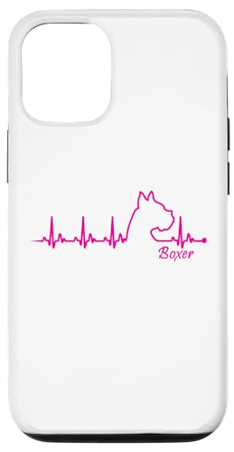 Hülle für iPhone 13 Pro Boxer-T-Shirt | Boxer Heartbeat T-Shirt | Kapuzenpulli von Boxer Dog tshirt Store