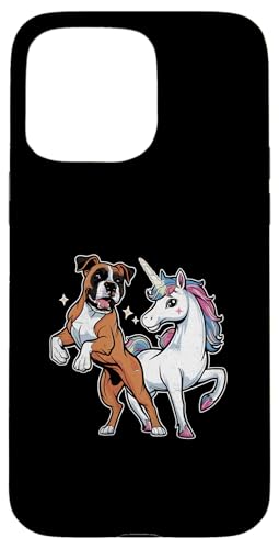 Hülle für iPhone 15 Pro Max Unicorn Boxer Hund Haustier Hunde Boxer von Boxers Boxer Dog Lover Gifts