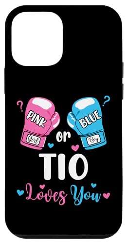 Hülle für iPhone 12 mini Gender Reveal Pink oder Blau Tio Loves You Boxen von Boxing Pink Or Blue Loves Baby Gender Reveal Party