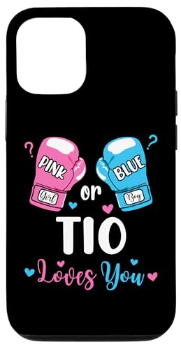 Hülle für iPhone 13 Pro Gender Reveal Pink oder Blau Tio Loves You Boxen von Boxing Pink Or Blue Loves Baby Gender Reveal Party