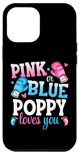 Hülle für iPhone 13 Pro Max Poppy Loves You Boxing Gender Reveal Party in Rosa oder Blau von Boxing Pink Or Blue Loves Funny Baby Gender Reveal