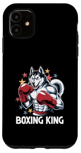 A Husky Boxing King Boxer Sports Strength Gym Athlete Boxen Hülle für iPhone 11 von Boxing Sports Glove Boxer For Athletes Gift