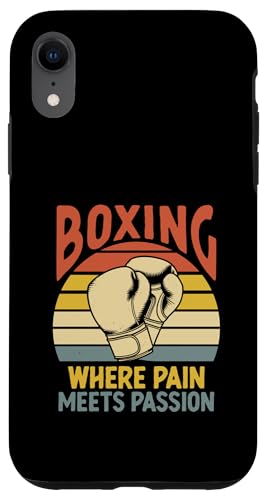 Boxen Where Pain Meets Passion Boxer Sports Athlete Boxen Hülle für iPhone XR von Boxing Sports Glove Boxer For Athletes Gift