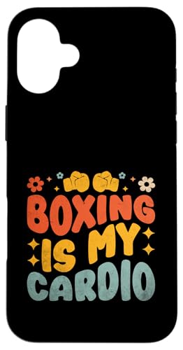 Boxing Is My Cardio Boxer Sports Strength Gym Athlete Boxen Hülle für iPhone 16 Plus von Boxing Sports Glove Boxer For Athletes Gift