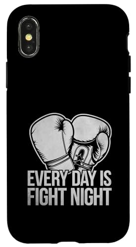 Every Day Is Fight Night Boxer Sports Strength Gym Boxen Hülle für iPhone X/XS von Boxing Sports Glove Boxer For Athletes Gift