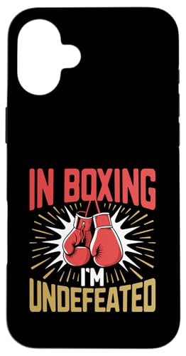 In Boxing I'm Undefeated Boxer Sports Gym Athlete Boxen Hülle für iPhone 16 Plus von Boxing Sports Glove Boxer For Athletes Gift