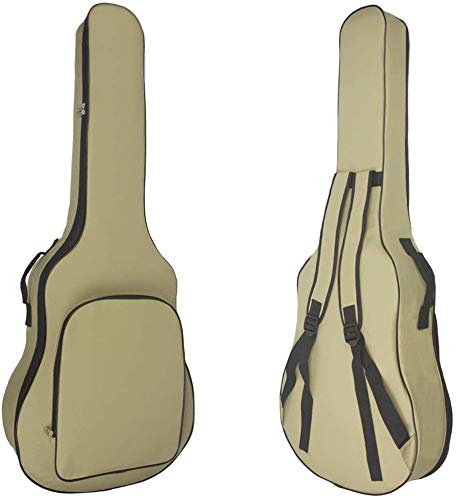 Bprtcra 40 41 Zoll Akustikgitarrentasche, Wasserdichte Gitarrentasche 6Mm Polsterung mit Rückenbügelschlaufe Große Tasche Schulter Verdickte Gitarrentasche (Type C) von Bprtcra