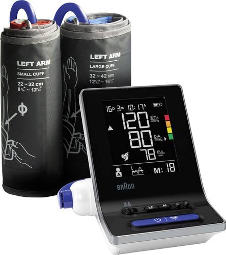 Braun ExactFit™ 3 Oberarm Blutdruckmessgerät BUA6150WE von Braun