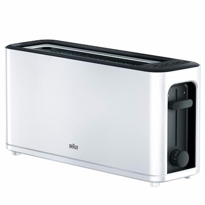 Braun HT 3100 PurEase Langschlitz-Toaster weiß von Braun