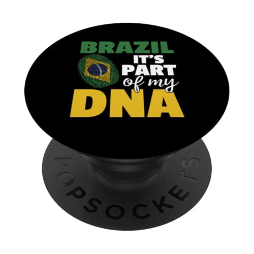 Brasilien Flagge Brasilien Brasilien USA PopSockets mit austauschbarem PopGrip von Brazil Gifts for American Friends