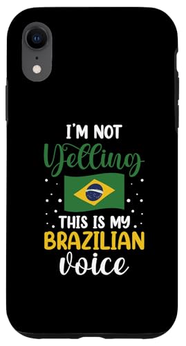 Hülle für iPhone XR Brasilien Flagge Brasilien Brasilien USA von Brazil Gifts for American Friends