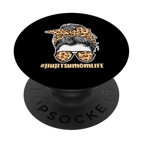 Jiu Jitsu Mom Life Leopard Sonnenbrille Stirnband PopSockets mit austauschbarem PopGrip von Brazilian Jiu Jitsu Geschenkideen Kampfsportler