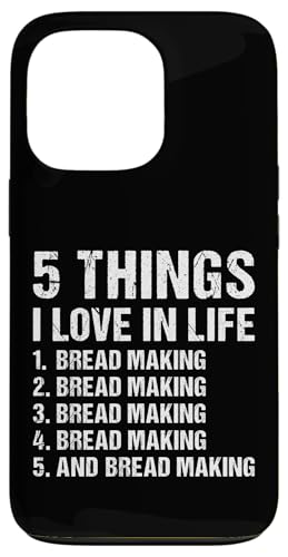 Baker 5 Things I Love In Life Brotherstellung Hülle für iPhone 13 Pro von Bread Making Hobby Present Baker Apparel