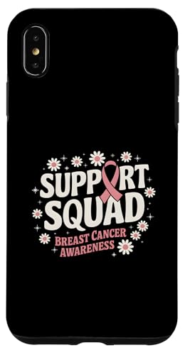 Hülle für iPhone XS Max Support Squad Brustkrebsunterstützung Brustkrebs-Bewusstsein von Breast Cancer Awareness Apparel & Gifts