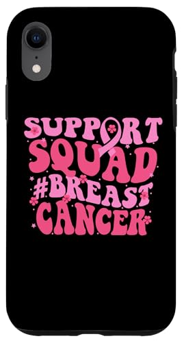 Hülle für iPhone XR Support Squad Brustkrebs-Bewusstseinsbekleidung, Rosa von Breast Cancer Awareness Support We Wear Pink Tees