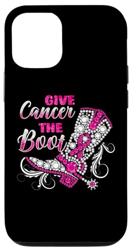 Hülle für iPhone 13 Pro Brustkrebs Cowgirl Texas Southern Give Cancer Boot Cowboy von Breast Cancer Tees NYC