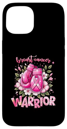 Hülle für iPhone 15 Pink Ribbon Warrior Brustkrebs-Bewusstsein von Breast Cancer Warrior Fighter Survivor Gifts Women