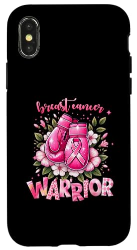 Hülle für iPhone X/XS Pink Ribbon Warrior Brustkrebs-Bewusstsein von Breast Cancer Warrior Fighter Survivor Gifts Women