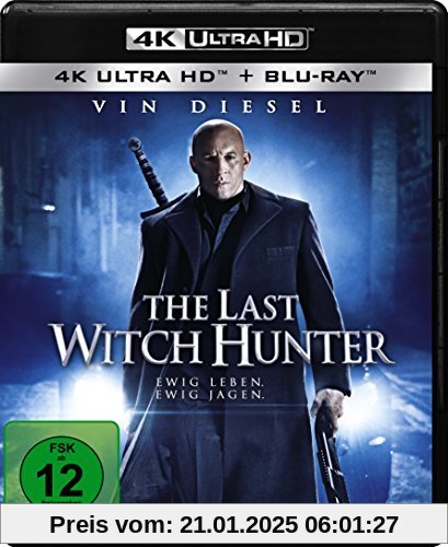 The Last Witch Hunter  (4K Ultra HD) (+ Blu-ray) von Breck Eisner