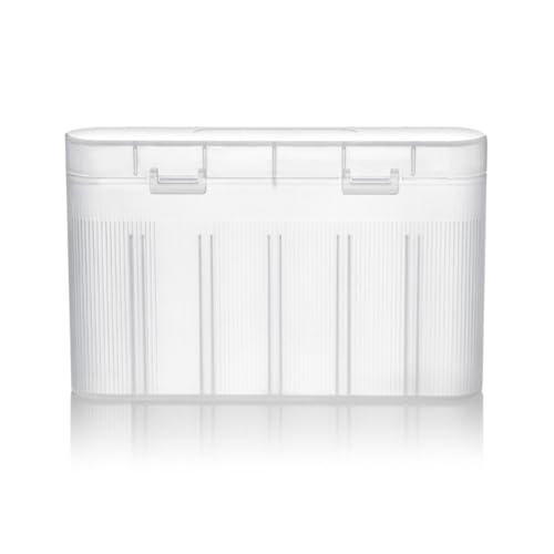 Breeshy wasserdichte Aufbewahrungsbox für AA AAA 18650 Batterien, Tragbare Halterung, Schutzhülle, Organizer für 6 Stück 18650 von Breeshy