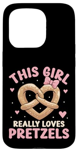 Hülle für iPhone 15 Pro Dieses Mädchen liebt Brezeln wirklich von Brezel Pretzel Pretzels Brezels Brezeln Geschenke