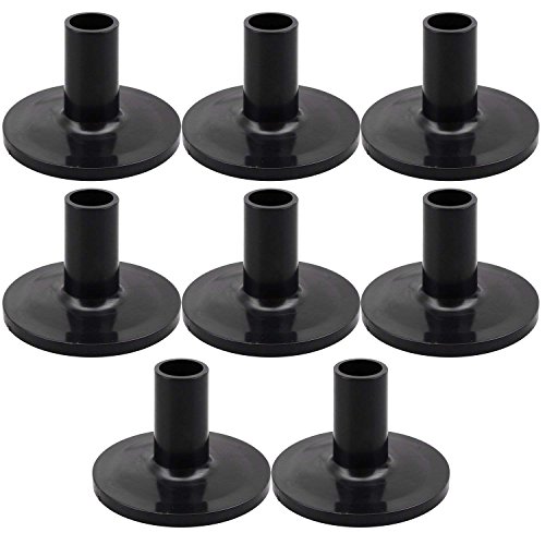 Briaatt 8Stk Cymbal Sleeves 8stk 38x26mm schwarz Drum Cymbal Sleeves fuer Shelf Drum Kit von Briaatt