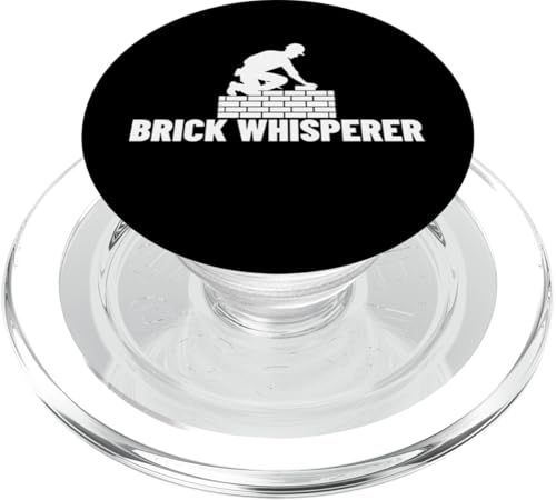 Brick Whisperer Retro Vintage Funny Maurer PopSockets PopGrip für MagSafe von Bricklayer Brick Mason Building Masonry