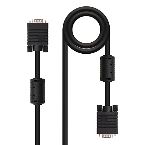 Brightium SVGA-Kabel mit Ferritkern zur Minimierung von Störungen. HDB15-Stecker auf HDB15-Stecker – ideal für hochauflösende Videoverbindungen. Länge 15 m, perfekt für CON von Brightium