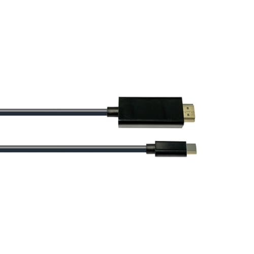 Brightium Verbindungskabel Typ C auf HDMI-Stecker, 4K, 1 m, ideal für die Übertragung von HD-Video und Audio auf externe Displays. von Brightium