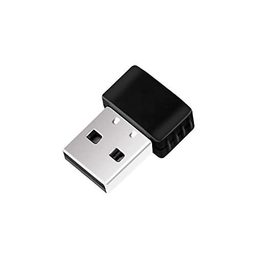 USB WiFi 2.0 WLAN Adapter 802.11 B/G/N Nanogröße – mit Geschwindigkeiten von bis zu 300 Mbit/s, ideal für den Anschluss von Geräten in schnellen Netzwerken. Perfekt für Laptops und kompakte Geräte. von Brightium