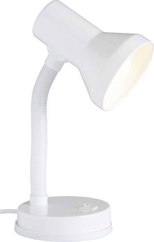 Brilliant Junior Tischlampe Energiesparlampe, Glühlampe E27 40W Weiß von Brilliant