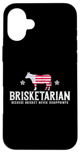 Brisketarian BBQ Grill Brisket Fleisch Räuchern Smoker Lustig Hülle für iPhone 16 Plus von Brisketarian - BBQ Grill Apparel & Gifts