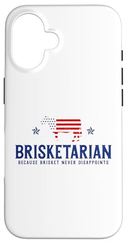 Brisketarian BBQ Grill Brisket Fleisch Räuchern Smoker Lustig Hülle für iPhone 16 von Brisketarian - BBQ Grill Apparel & Gifts