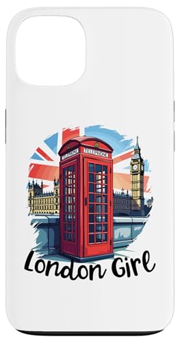 Hülle für iPhone 13 London Girl, London Girls, Britische Flagge Damen von British City Girls UK Flag Gifts