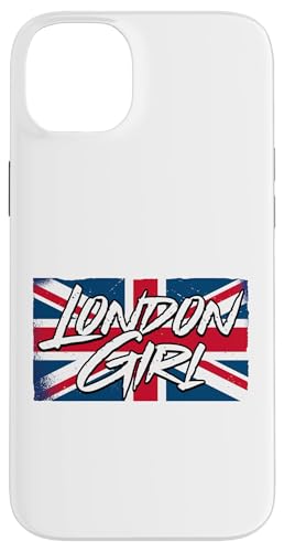 Hülle für iPhone 14 Plus London Girl, London Girls, Britische Flagge Damen von British City Girls UK Flag Gifts