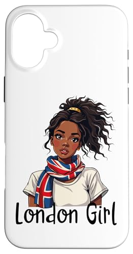 Hülle für iPhone 16 Plus London Girl, London Girls, Britische Flagge Damen von British City Girls UK Flag Gifts