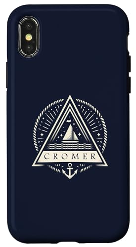 Hülle für iPhone X/XS Cromer Norfolk Nautical | Cromer Norfolk Vereinigtes Königreich von British Nautical Apparel