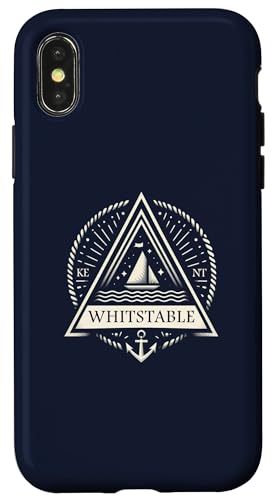 Hülle für iPhone X/XS Whitstable Kent Nautical | Whitstable Kent Vereinigtes Königreich von British Nautical Apparel