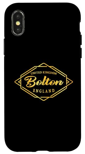 Bolton England – Bolton UK Style Hülle für iPhone X/XS von British Style Ed.